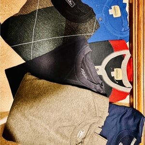 Mixed Men's Sweater Bundle - Green, Blue, Black, Red, Gray